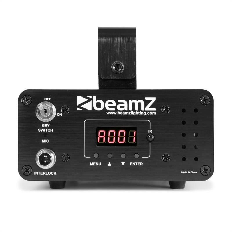 Beamz Anthe II, dvojitý laser, 7 DMX kanálov, 9 W RGB, 12 motívov, master/slave – Obrázok 2