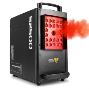 Beamz S2500 výrobník hmly 2500W 24x10W 4-in1-LEDs DMX 3,5L nádrž