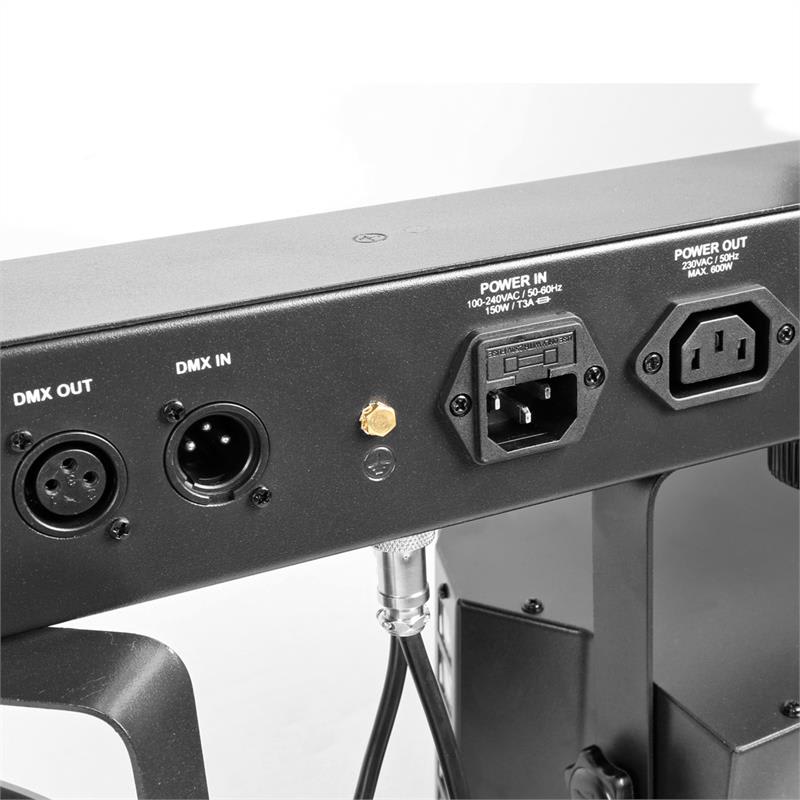 Beamz ShowBar 2x PAR 2x Butterfly R/G-Laser vrátane pedálového spínača a diaľkového ovládania – Obrázok 5