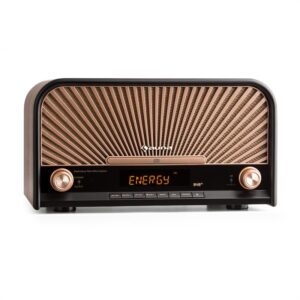 Auna Glastonbury retro stereo zariadenie DAB+ FM bluetooth CD MP3 prehrávač