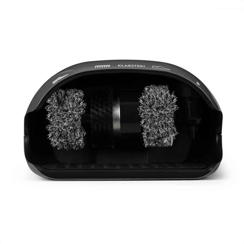 Klarstein ShoeButler, čistič obuvi, 120 W, 3 kefy, šedý – Obrázok 2
