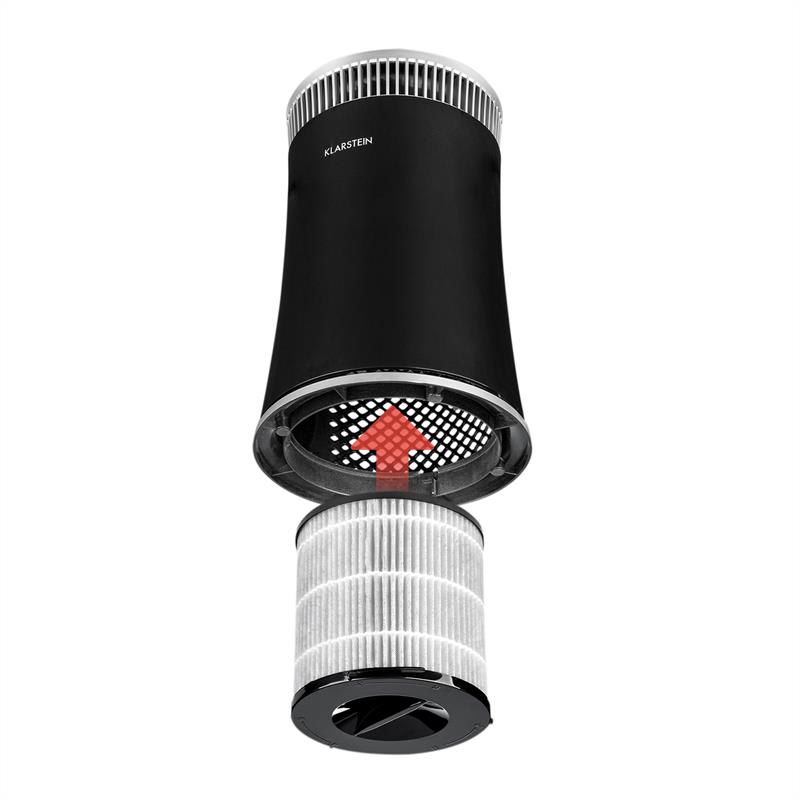 Klarstein Arosa, čistička vzduchu, ionizátor, UV lampa, automatický režim/režim počas spánku, čierna – Obrázok 5