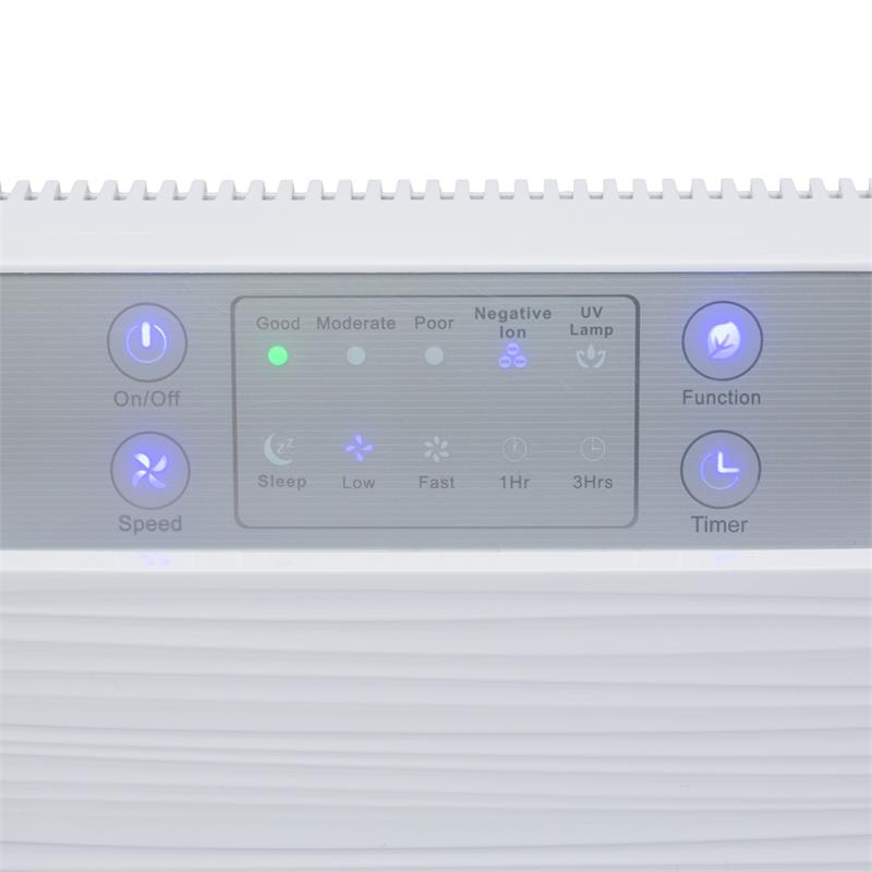 Klarstein Dalmatien, čistička vzduchu, Air Cleaner, ionizátor, UV lampa, biela – Obrázok 5