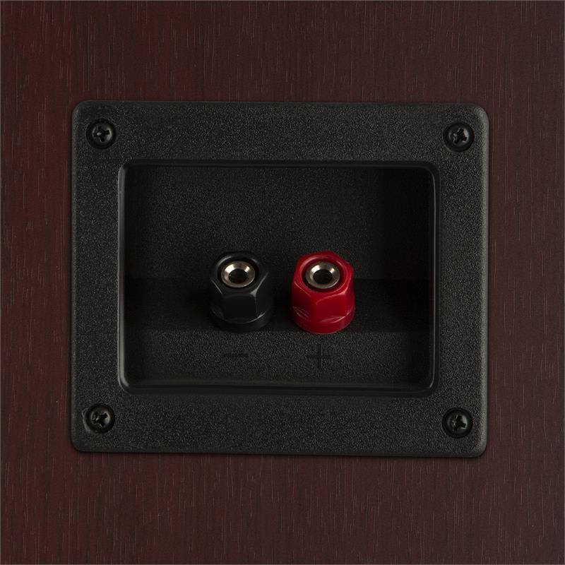 Auna V9B, priestorové (surround) reproduktory, set 5 boxov, 440W RMS, mahagón – Obrázok 4