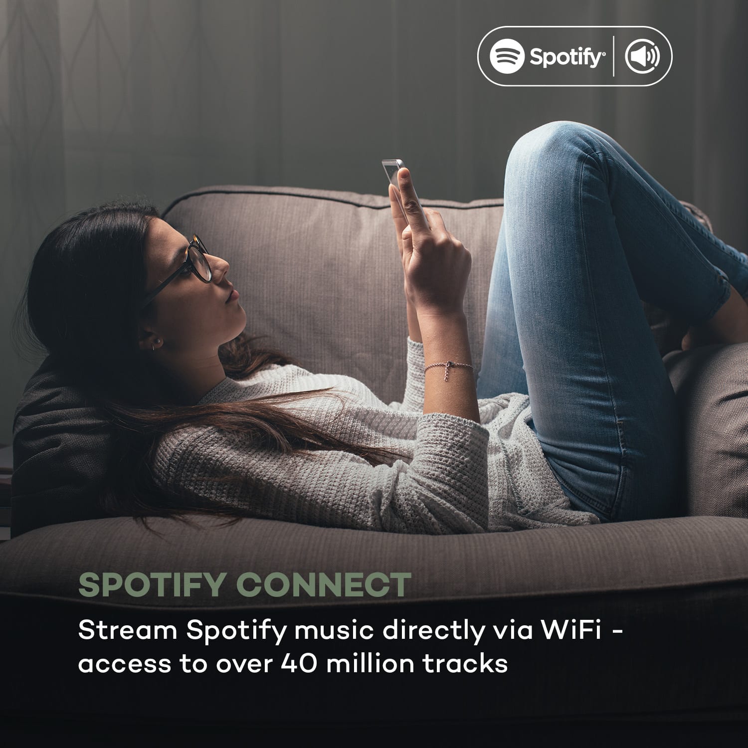 Auna Connect CD, internetové rádio, mediálny prehrávač, BT, MP3, DAB+, Spotify, connect radio, biele – Obrázok 3