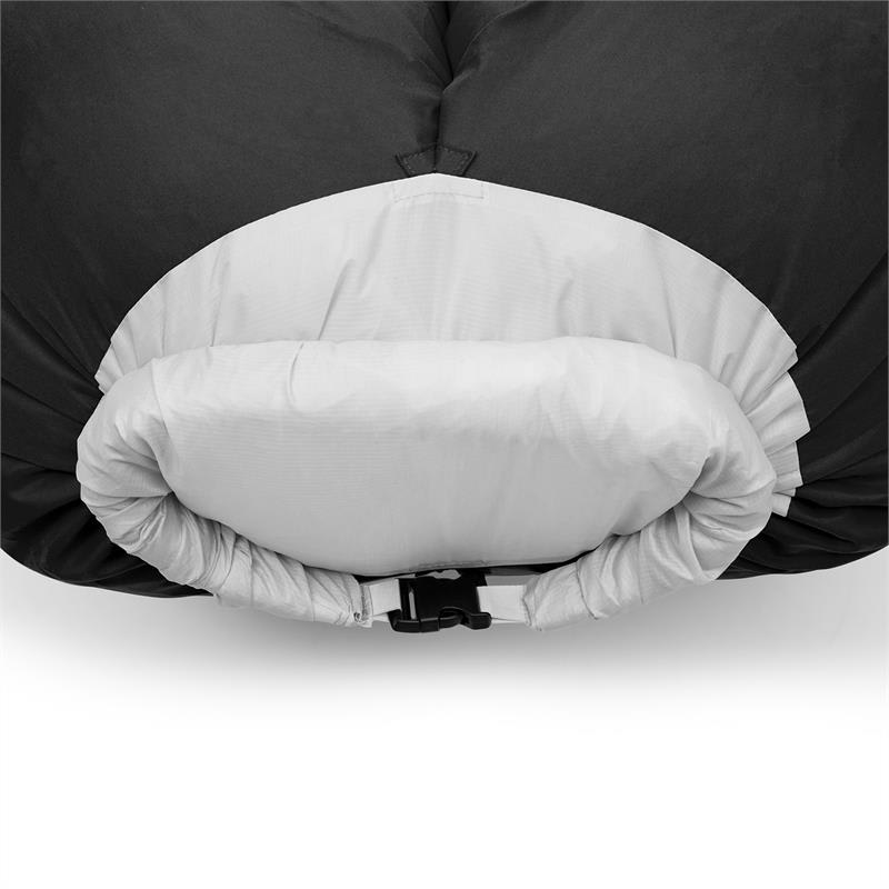 Blumfeldt Airlounge, nafukovacia sedačka, 90 x 80 x 150 cm, ruksak, prateľná, polyester, čierna – Obrázok 5