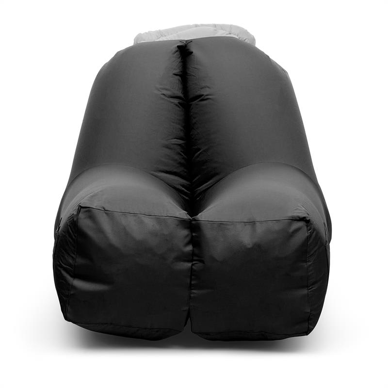 Blumfeldt Airchair, nafukovacie kreslo, 80 x 80 x 100 cm, ruksak, prateľné, polyester, čierne – Obrázok 3