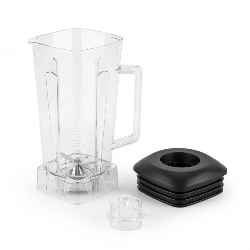 Klarstein Herakles Jar nádoba na mixovanie, plast, priehľadná, BPA-free, čierna farba