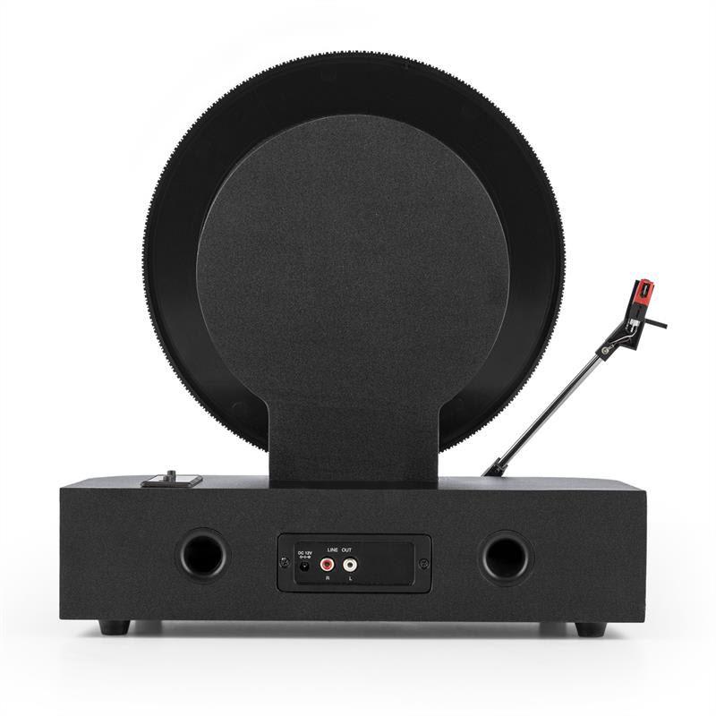 Auna Verticalo S, retro gramofón, vertikálny platňový tanier, USB, čierny – Obrázok 5