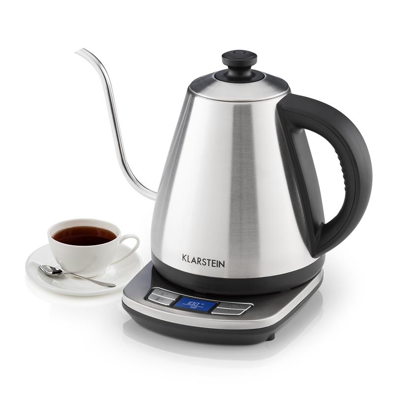 Klarstein Garcon Pro, rýchlovarná kanvica, objem: 1 liter; 1850-2200 W, ušľachtilá oceľ