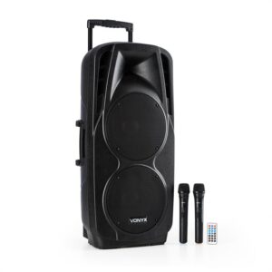 Vonyx SPX-PA9210 sound systém 2x10'' USB, SD/MMC bluetooth nabíjacia batéria 4 - 6h