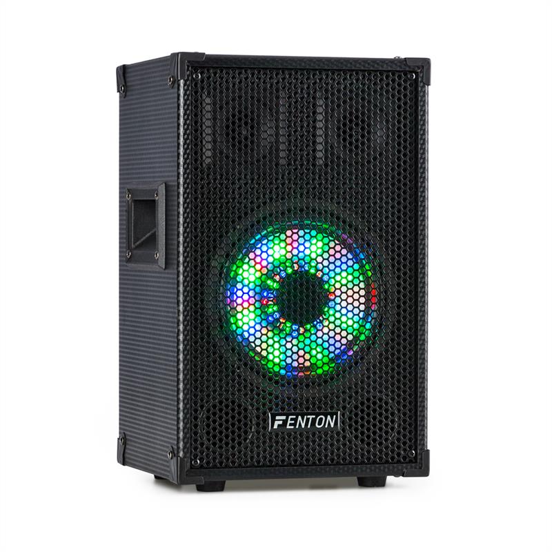 Fenton TL8LED, 3-cestný pasívny reproduktor, RGB LED, 8" woofer 400W, 2 x tweeter