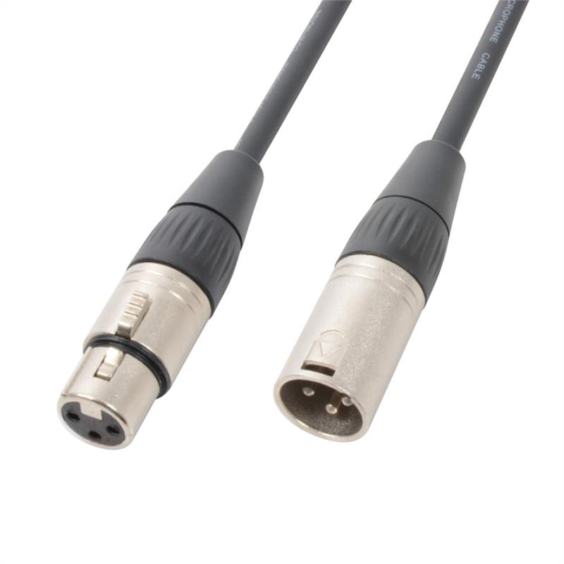 PD Connex DMX kábel, 3-pólový XLR- zástrčky, samček - samička, 120 ohmov, 12 m