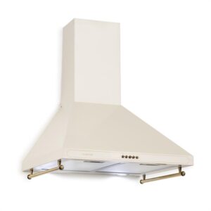 Klarstein Victoria, digestor, retro dizajn, 600m³/h, 2 LED lampy, slonia kosť