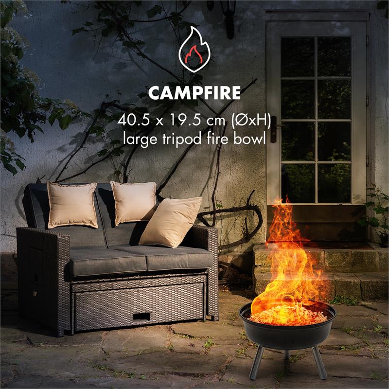 Klarstein Brooklyn-BBQ, 4 v 1 grilovací súdok, Ø 42 cm, oceľ, práškové lakovanie – Obrázok 5