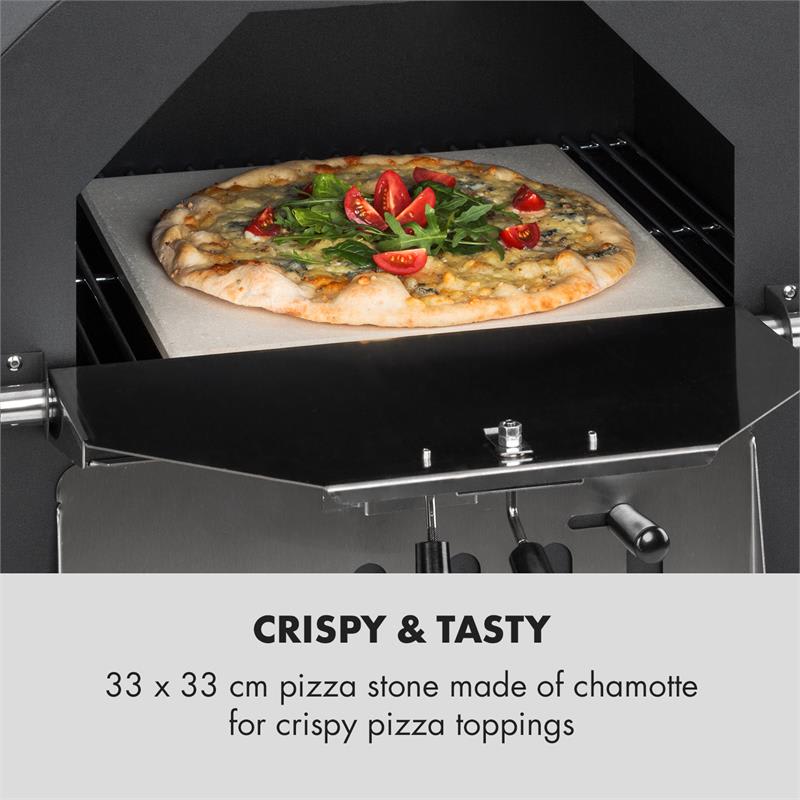 Klarstein Pizzaiolo, pizza kameň, 33 x 33 cm, pravý kameň, šamot – Obrázok 2