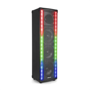 Vonyx LM65, PA reproduktor, bluetooth, 5 osvetľovacích režimov, 400W, čierna farba
