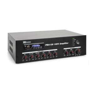 Power Dynamics PBA120, 100 V zosilňovač, 120 W, USB/SD, MP3, bluetooth