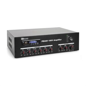 Power Dynamics PBA60, 100 V zosilňovač, 60 W, USB/SD port, MP3, bluetooth