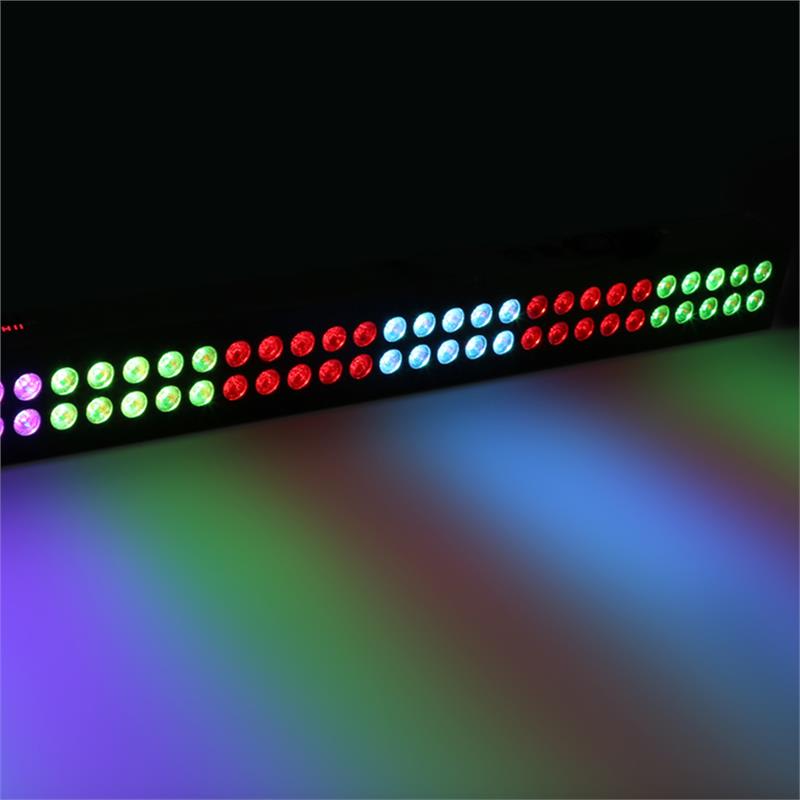 Beamz LCB803, LED lišta, 80 x 3 W 3v1 LED diód, DMX režim alebo samostatná prevádzka, 120 W, čierna – Obrázok 3