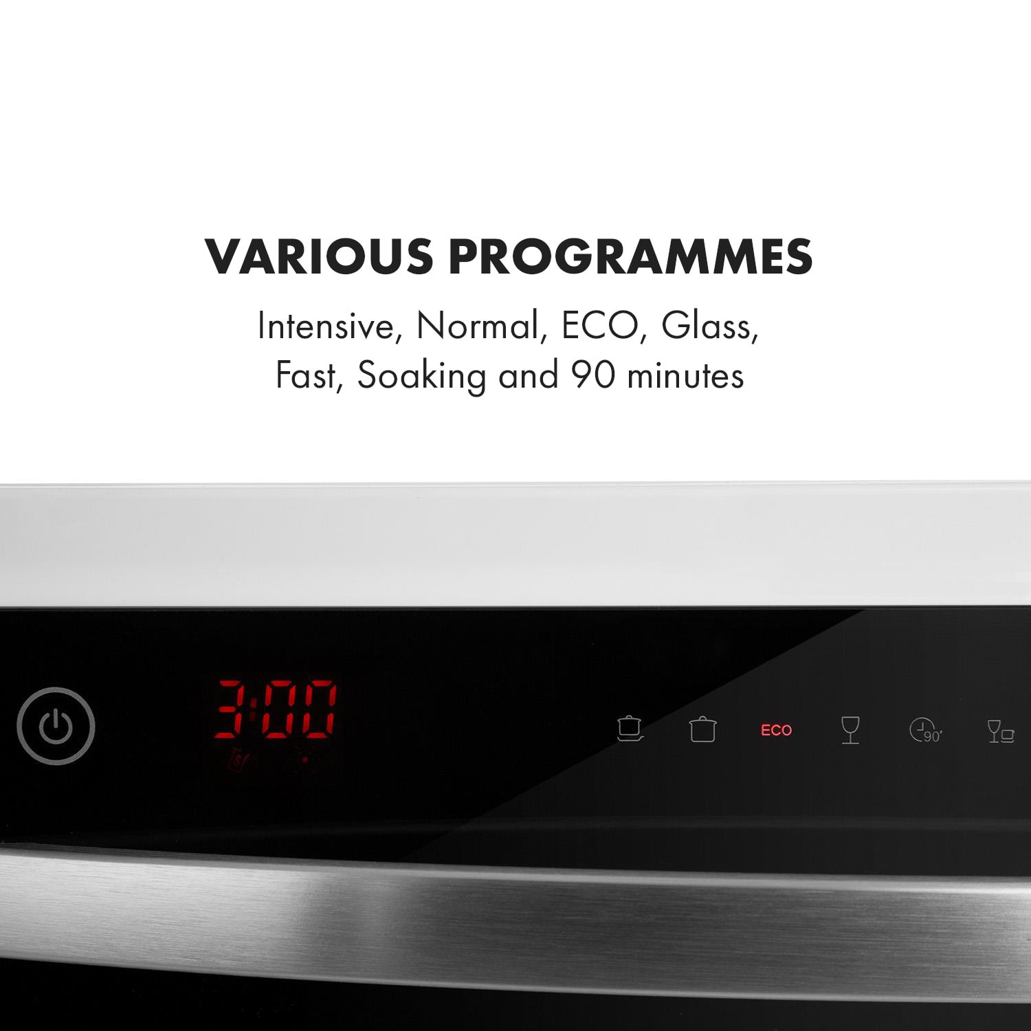 Klarstein Amazonia 6 Luminance, stolná umývačka riadu, 1380 W, na 6 súprav riadu, energet. trieda F – Obrázok 3
