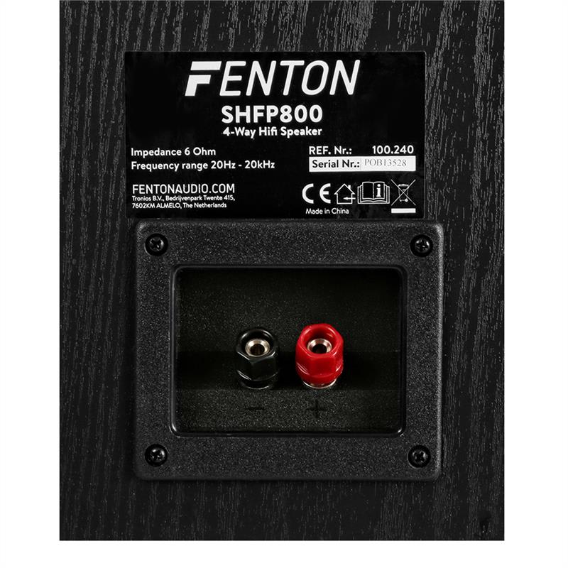 Fenton SHFP800, 4-pásmový Hi-Fi reproduktor, 350 W, 10" subwoofer, Bass Reflex, kryt – Obrázok 3