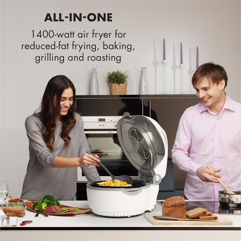 Klarstein VitAir Turbo Smart, teplovzdušná fritéza, 1400 W, 10 l, 20 programov, biela – Obrázok 2