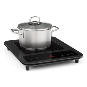 Klarstein SlimChef, indukčná varná doska, 1800 W, 3 hod. časovač, 10 úrovní, čierna