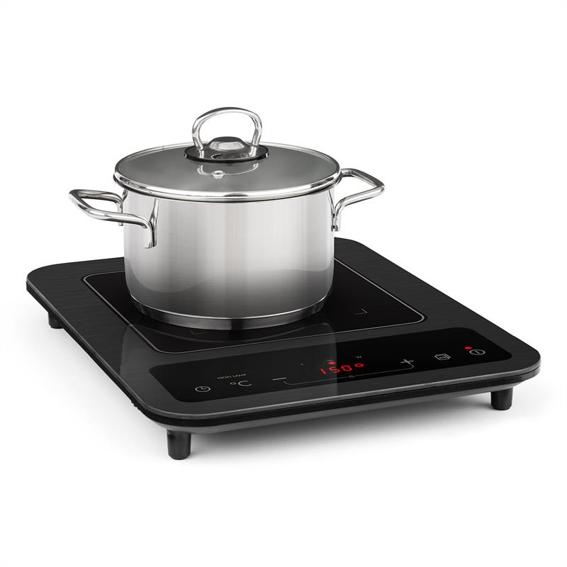 Klarstein SlimChef, indukčná varná doska, 1800 W, 3 hod. časovač, 10 úrovní, čierna