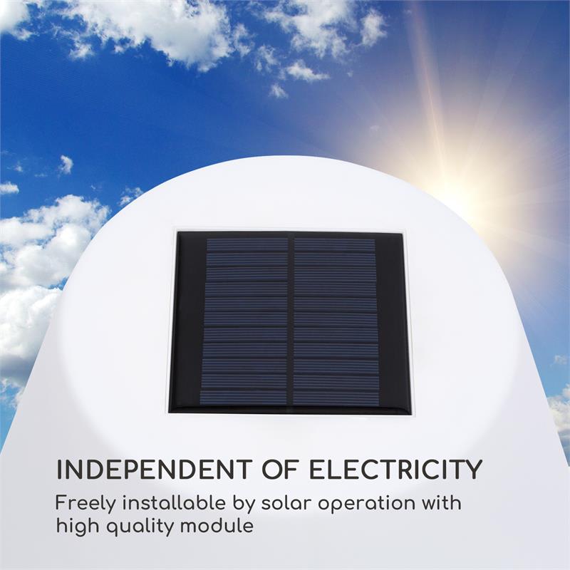 Blumfeldt Moody Solar ST, lampa, solárna prevádzka, IP65, PE tienidlo lampy – Obrázok 3