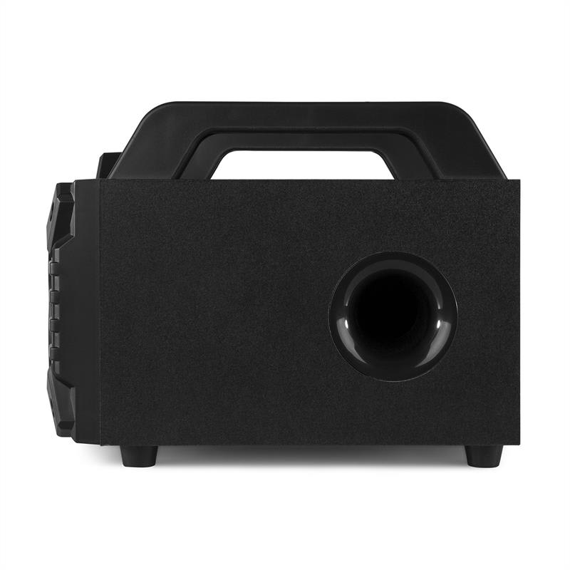 Fenton MDJ95, párty stanica, bluetooth, USB/SD/AUX, akumulátor, čierna – Obrázok 5