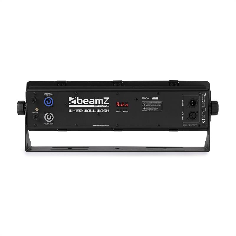 Beamz WH192, wall wash svetelný efekt, 100 W, 16 x 12 W 6 v 1 LED diódy, RGBWA-UV, IR diaľkový ovládač, čierny – Obrázok 2