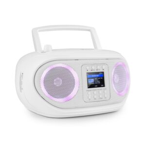 Auna Roadie Smart, boombox, internetové rádio, DAB/DAB+, FM, CD prehrávač, LED, WiFi, bluetooth