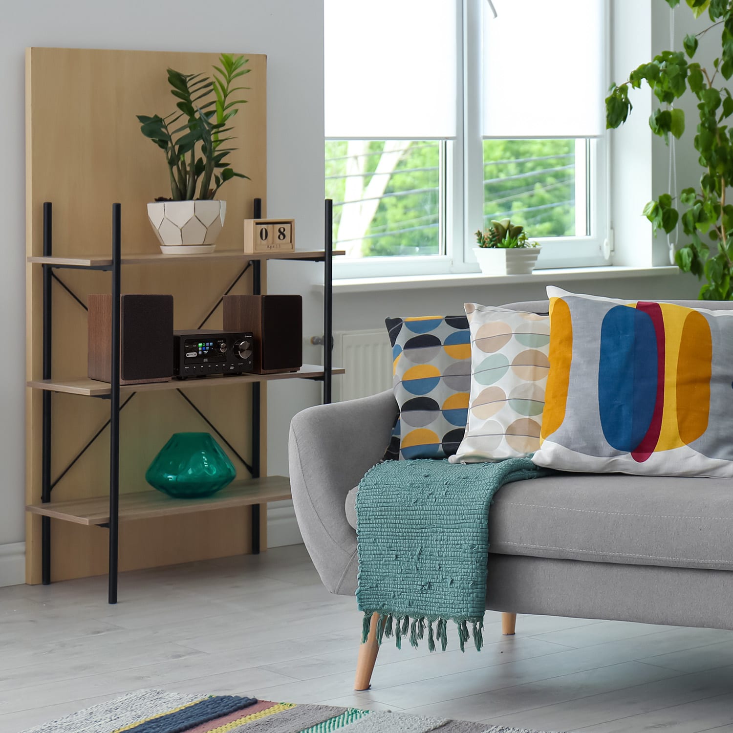 Auna Connect System, stereo systém, max 80 W, internetové/DAB+/FM rádio, CD-prehrávač – Obrázok 2