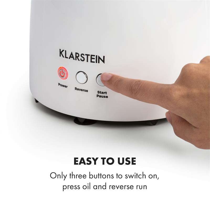 Klarstein Olivia, lis na olej, lisovanie za studena, 650 W, 700 g, 2 lisovacie závitovky – Obrázok 5