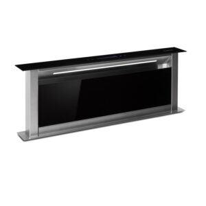 Klarstein Royal Flush Eco, digestor, 90 cm, výsuvný, 576 m³/h, A+, čierny