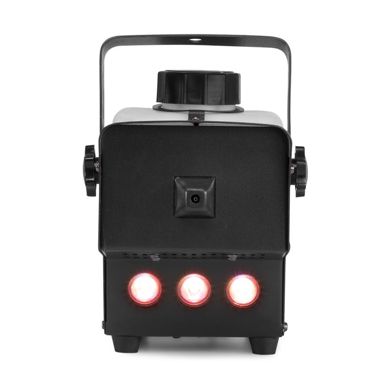 Beamz Rage 600LED, výrobník hmly, 600 W, 65 m³/min., 3 x LED, 0,5 l, káblový diaľkový ovládač – Obrázok 2