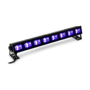 Beamz BUVW83, LED svetelná rampa, 8 x 3 W, UV/WW, 2 v 1, 30 W, Plug & Play, tichá prevádzka