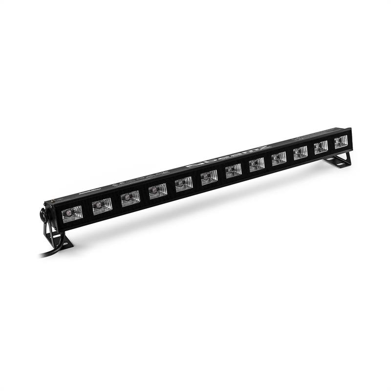 Beamz BUVW123, LED svetelná rampa, 8 x 3 W, UV/WW, 2 v 1, 30 W, čierna – Obrázok 3