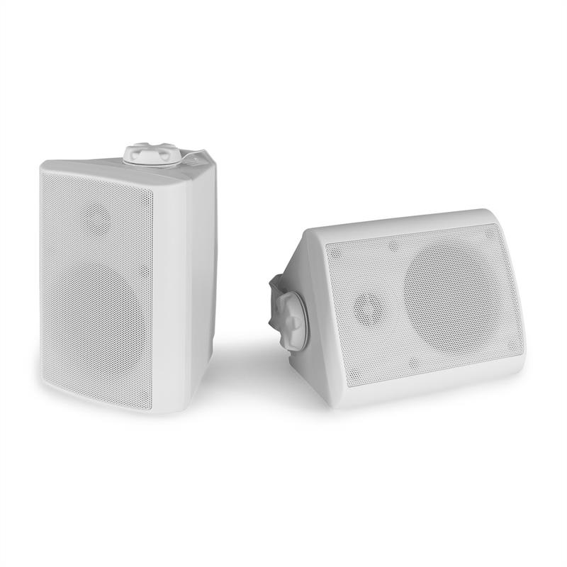 Power Dynamics BGO40, sada reproduktorov, 100 W, 4" woofer, 3/4" výškový reproduktor, biela