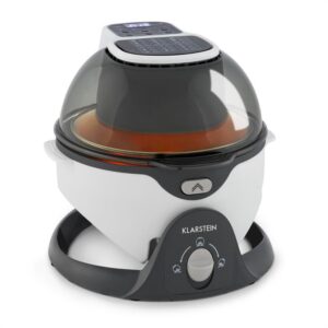 Klarstein VitAir Swing, teplovzdušná fritéza, 1400 W, 50 – 240 °C, časovač, biela