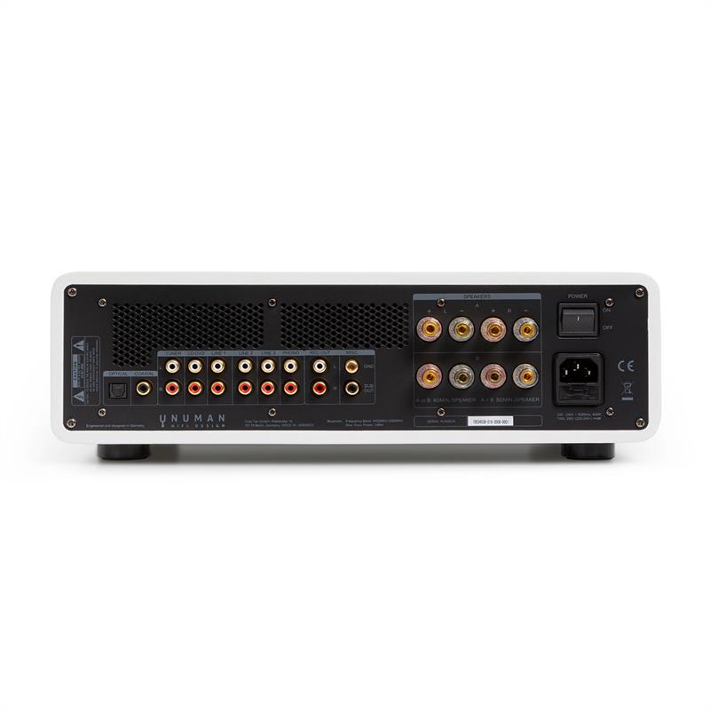 Numan Drive Digital, stereo zosilňovač, 2x170W/4x85W RMS, AUX/Phono/koaxial, biely – Obrázok 5