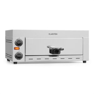 Klarstein Vesuvio, pec na pizzu, Gastro, 1 komora, 1130W, 300°C, časovač, ušľachtilá oceľ, strieborná