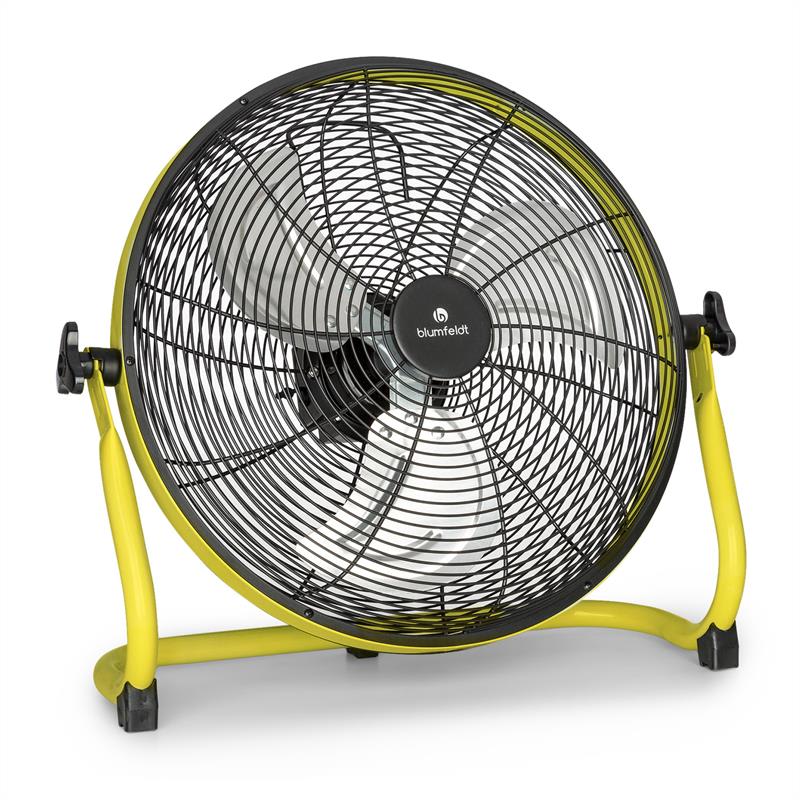Blumfeldt Wintergarden, stojanový ventilátor, 16", akumulátor, 43 W, USB, 45 dB, žltý