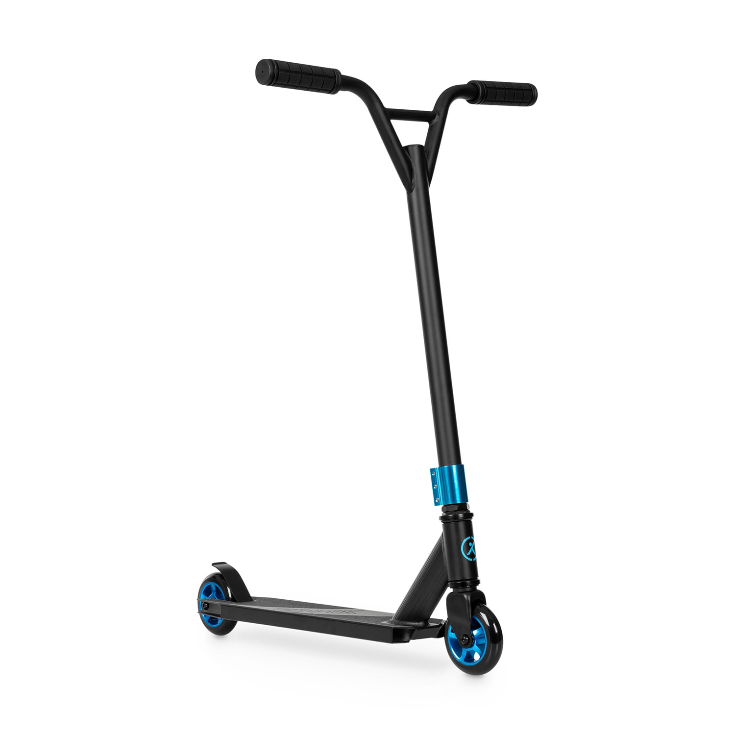 KLARFIT Stuntz, kolobežka, hliník, PU kolesá, ABEC 7, guľôčkové ložisko, modrá/čierna