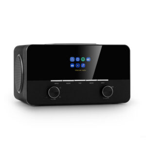Auna Connect 150 SE, 2.1 internetové rádio, DAB/DAB+/PLL-FM, BT, Spotify, BT, čierne