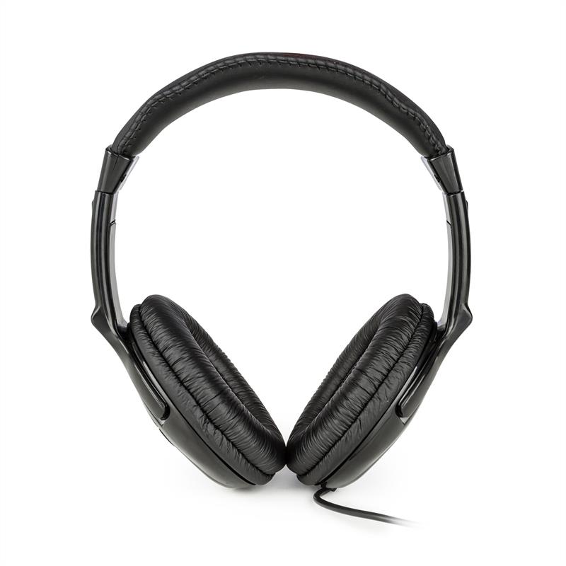 QTC SHB40, HiFi stereo slúchadlá, cca 2,5 m kábel, 3,5 mm jack, čierne – Obrázok 2