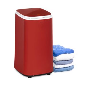Klarstein Zap Dry, sušička bielizne, 820 W, 50 l, dotykový ovládací panel, LED displej, červená