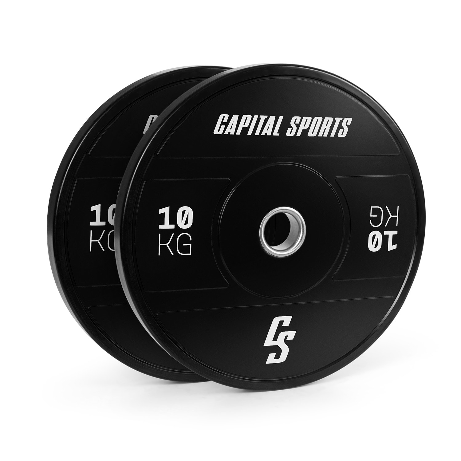 Capital Sports Elongate 2020, kotúče, 2 x 10 kg, tvrdá guma, 50,4 mm