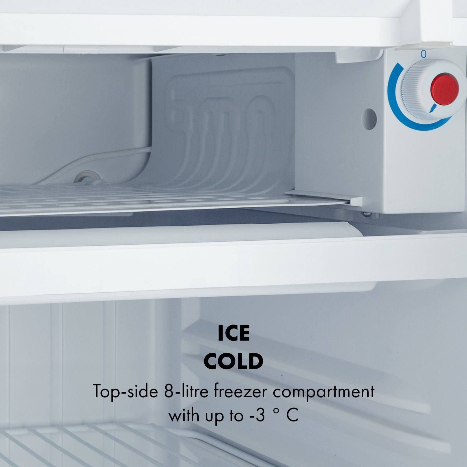 Klarstein Yummy, chladnička s mraziacim priečinkom, 90 l, energet. trieda F, 42 dB – Obrázok 4